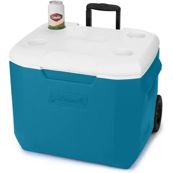 Coleman Chiller Series 60qt Wheeled Insulated Portable Cooler